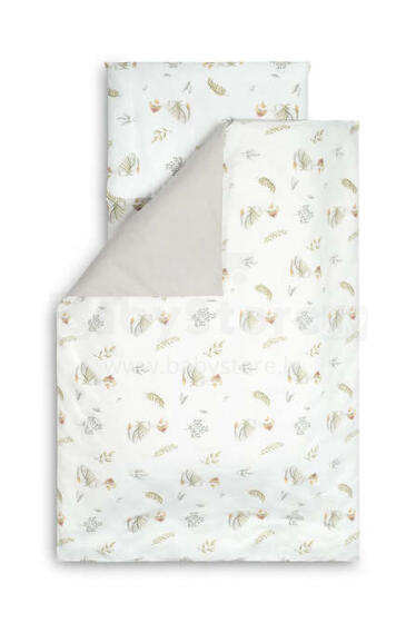 TWO ELEMENT BEDDING + BEDSHEET GOOSE 100X135 CM