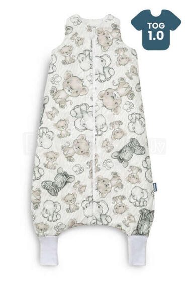 ALL YEAR SLEEPING BAG L SAFARI 98-116 TOG 1.0