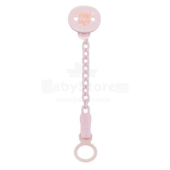 157129 CHAIN WITH PACIFIC CLIP, PINK
