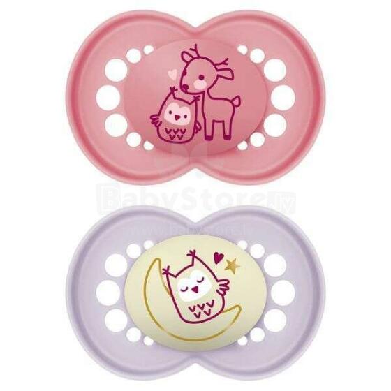 0783 ORIGINAL pacifier 6+ DAY&NIGHT PLANET LOVE GIRL