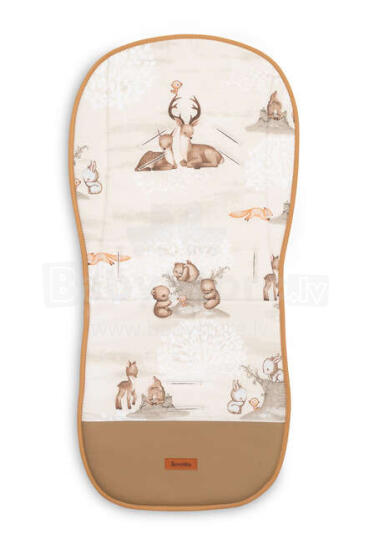MUSLIN INSERT FOR A STROLLER - BROWN COPS