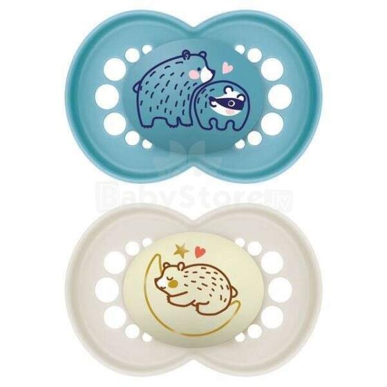 0776 ORIGINAL pacifier 6+ DAY&NIGHT PLANET LOVE BOY