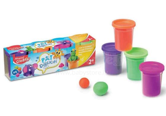 Ikonka Art.KX3557 Creativ plastmasas masa 4x114g 4gab.