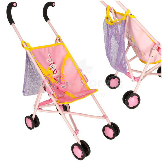 Ikonka Art.KX3600 Bērnu ratiņi Baby Born lelles ratiņi