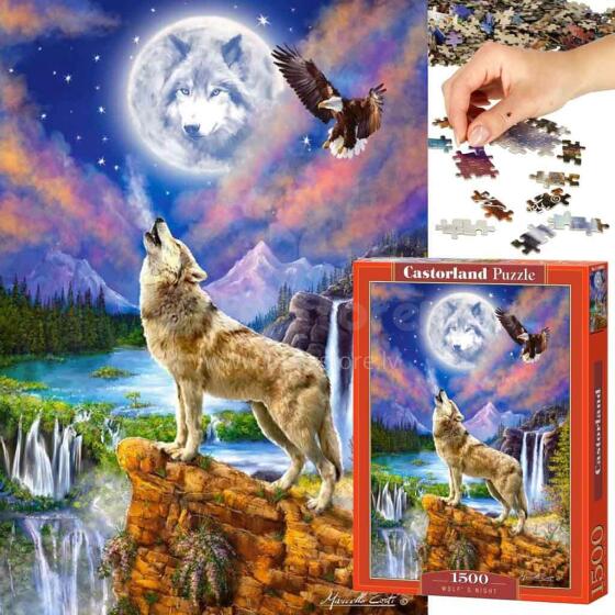 Ikonka Art.KX3698 CASTORLAND Puzzle 1500el. Vilka nakts