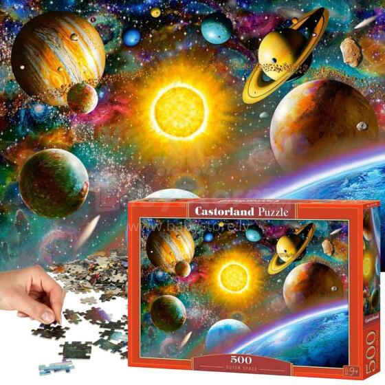Ikonka Art.KX3705 CASTORLAND Puzzle 500el. Ārējā telpa