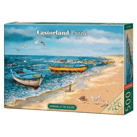 Ikonka Art.KX3703 CASTORLAND Puzzle 500el. Morning at the Seaside