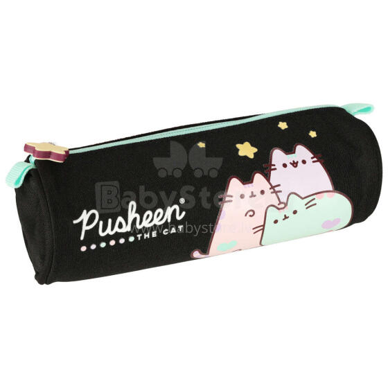 Ikonka Art.KX3765_2 Pusheen Pastelis melna caurulīte zīmuļplēve