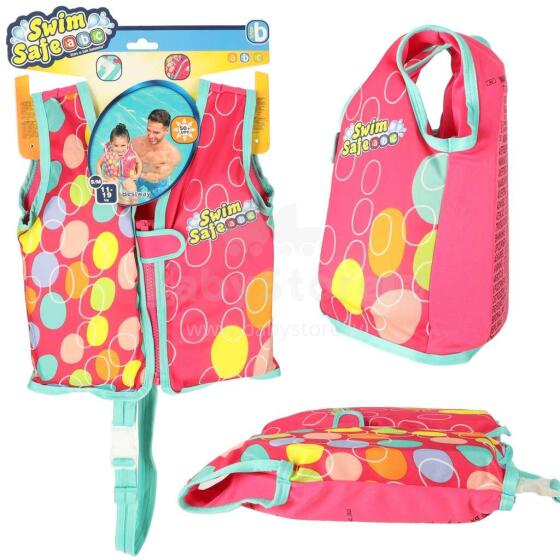 Ikonka Art.KX4013 AQUASTAR Children's swimming waistcoat pink