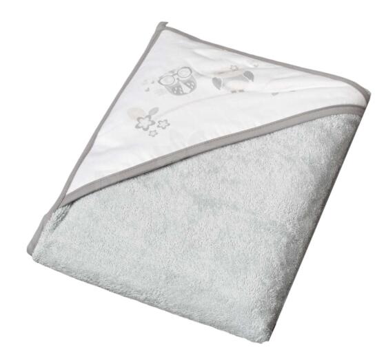 Tega Baby Towel Owl Art.SO-007 Детское хлопковое полотенце с капюшоном,80*80 см
