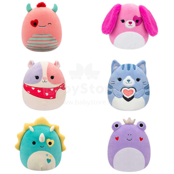 SQUISHMALLOWS Mīkstā rotaļlieta, Valentīndienas sērija, 19 cm