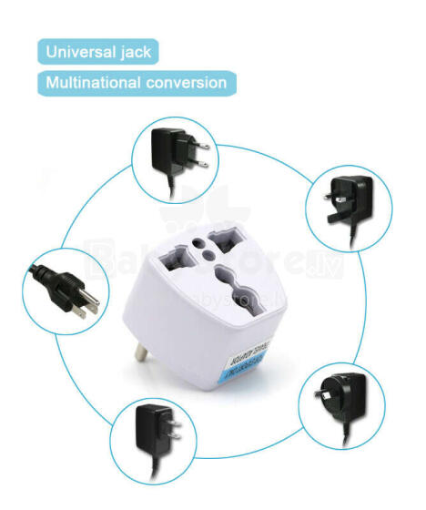 Адаптер зарядного устройства Fusion UK / US / AU / CH -> EU (220 В), белый