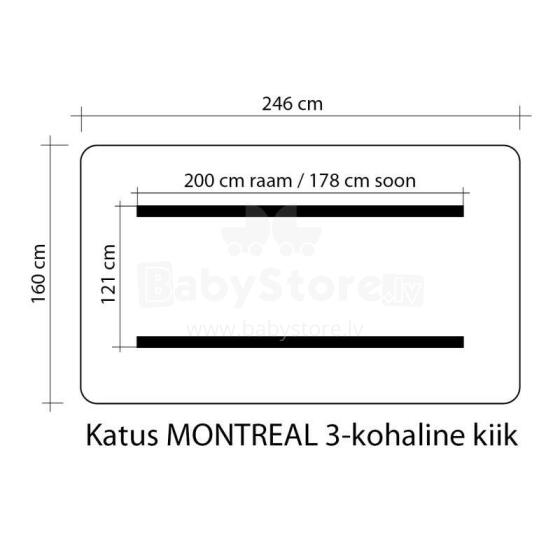 Покрытие для маркизы MONTREAL 3 160х246см, 100% полиэстер, ткань 765