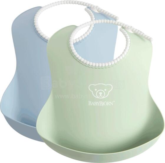 Babybjorn Soft Bib Art.046344 Powder Green/Blue Lacītes