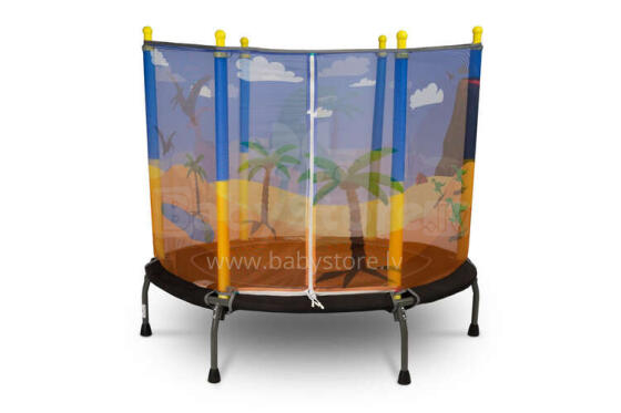 Toyz Children Trampoline Art.169642 Dino Складной батут с защитной сеткой