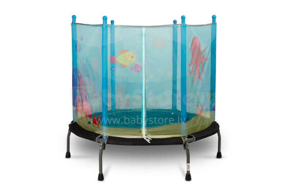 Toyz Children Trampoline Art.169644 Ocean Складной батут с защитной сеткой
