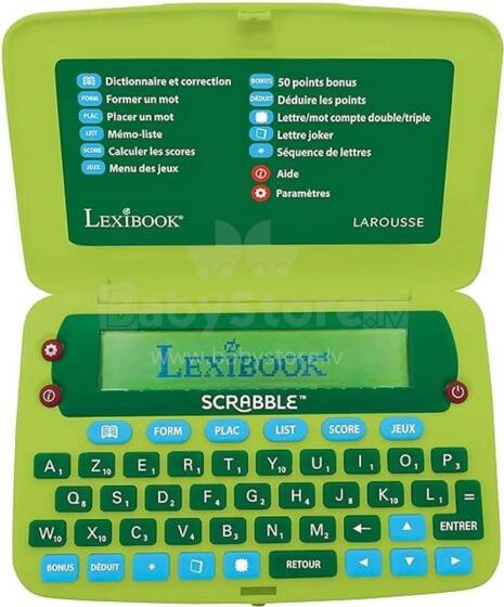 Lexibook Scrabble Art.SCR8FR Rotaļu dators elektroniskā vārdnīca