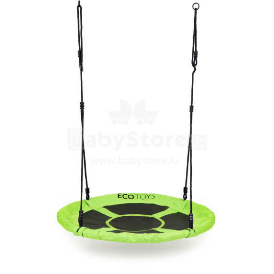 Садовые качели Гнездо аиста, 100 см, зеленые Ecotoys