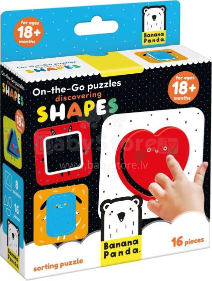 Banana Panda On-the-Go Puzzle Shapes Art.170971  пазл (16шт.)