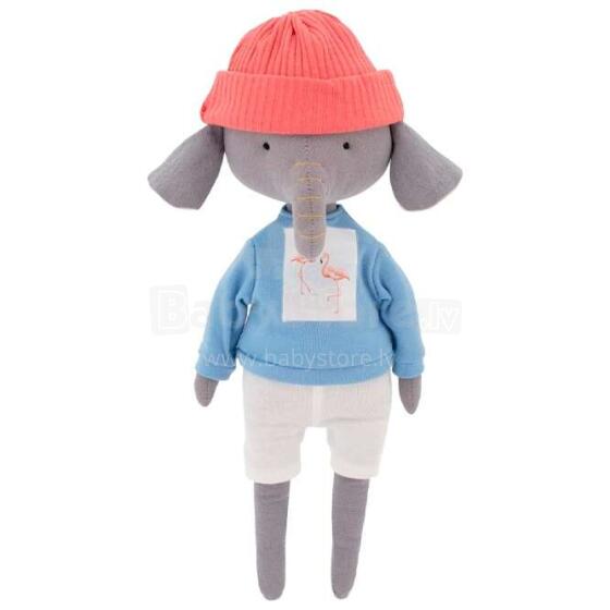 Orange Toys Cotti Motti Art.CCM04-14/S28 Mīkstā rotaļlieta Zilonis (29cm)