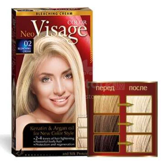 Matu krāsa Visage 02 Bleach.cream