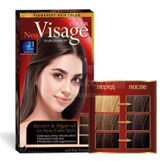 Matu krāsa Visage 21 Dark Auburn