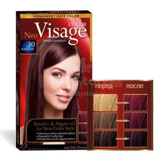 Matu krāsa Visage 30 Burgundy