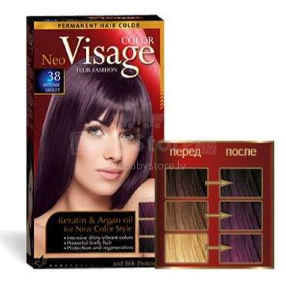 Matu krāsa Visage 38 Intense Violet