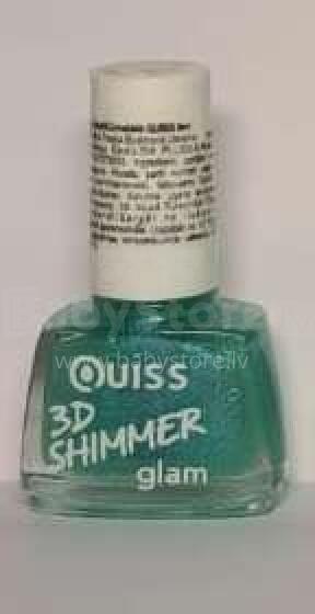 Лак Quiss 3D Shimmer Glam 6мл №02
