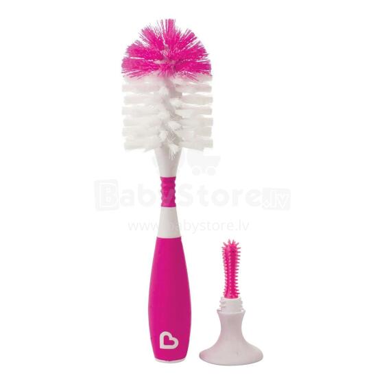 Munchkin Bristie  Bottle Brush Art.011043 pudeļu birste (Lielā un mazā)