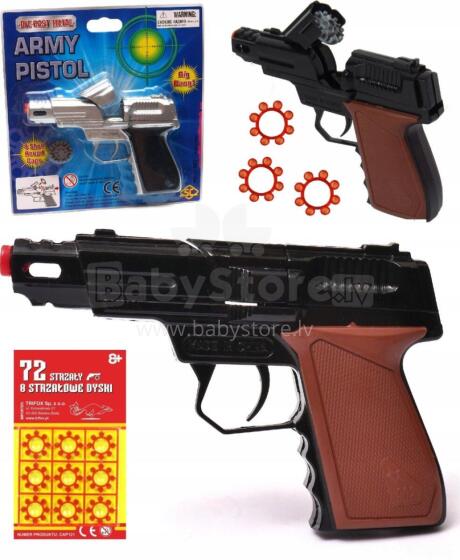 I-Toys Art.A-0284 Metāla uzgaļa pistole