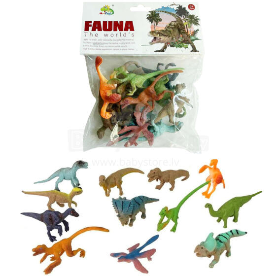 DINOSAURS 12 PIECES