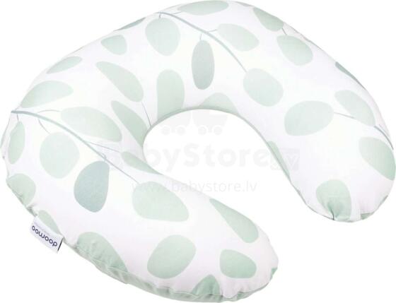 Doomoo Softy Cotton Art.S31 Leaves Aqua Green daudzfunkcionāls pakaviņš mazulim