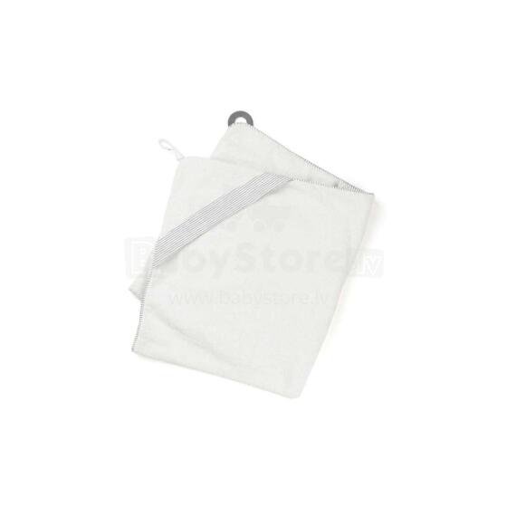 Doomoo dvielis ar kapuci Dry and Play, White