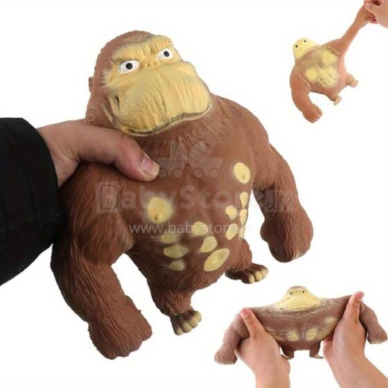 I-Toys  Antistress Art.A-1767 Silikona rotaļlieta Gorilla,1 gab