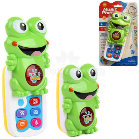 TELEFON MUZYCZNY ŻABKA NA BATERIE