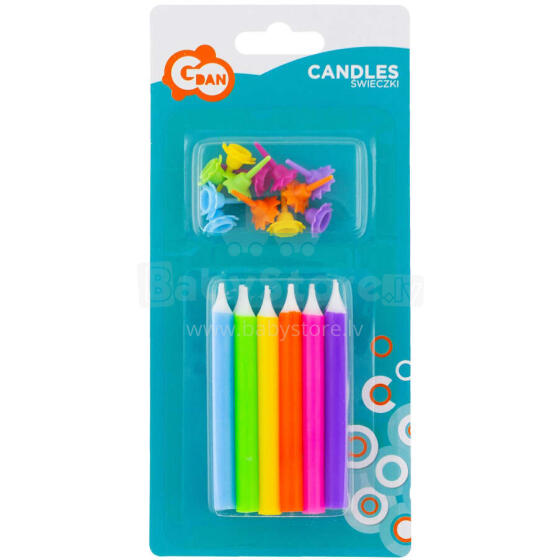 I-Toys Mix Art.173723 Candles for the holiday 12 pcs