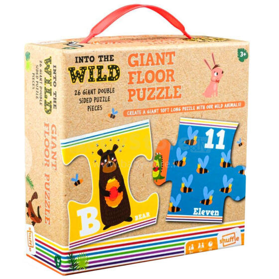 PUZZLE PODŁOGOWE GIGANT DZIKIE ZWIERZĘTA