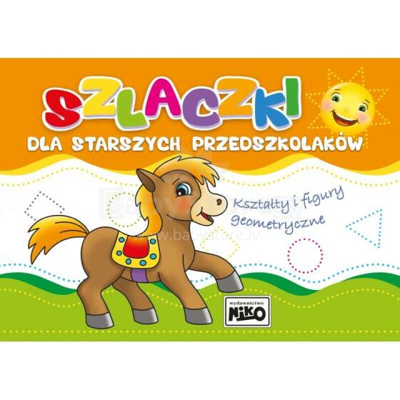 KOLOROWANKA SZLACZKI FIGURY GEOMETRYCZNE