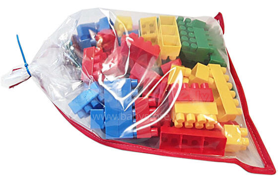 KLOCKI PLASTIKOWE 100 ELEMENTÓW