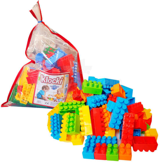 KLOCKI PLASTIKOWE 130 ELEMENTÓW