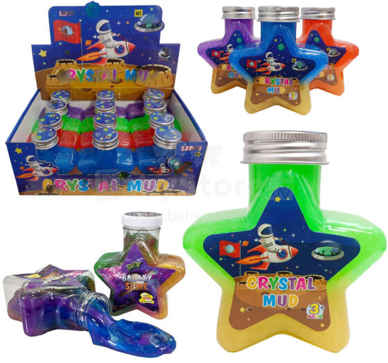 MASA MAGICZNA SLIME BROKATOWA GWIAZDKA