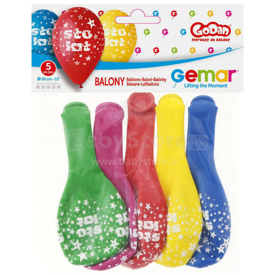 BALON STO LAT 12  5 SZT