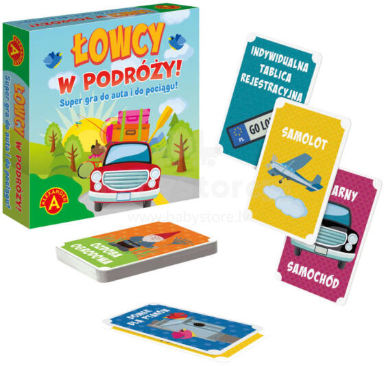 GRA KARCIANA ŁOWCY W PODRÓŻY