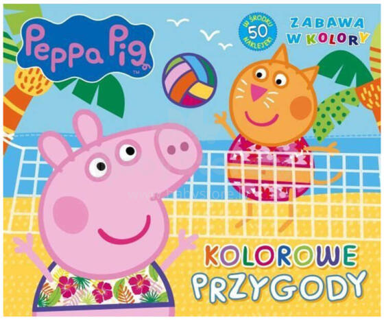KSIĄŻECZKA ŚWINKA PEPPA KOLOROWE PRZYGOD