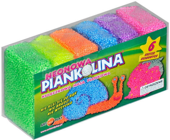 PIANKOLINA NEONOWA 6 KOLORÓW