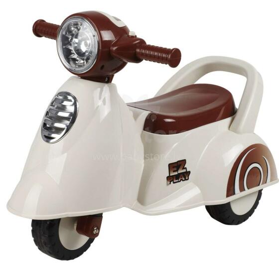 SKUTER MOTOCYKL JEŹDZIK PCHACZ BIAŁY