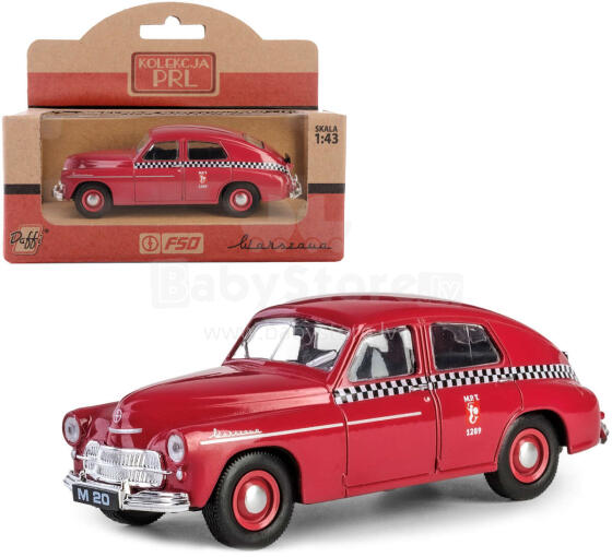 KOLEKCJA PRL WARSZAWA TAXI 1:43 2 KOLORY