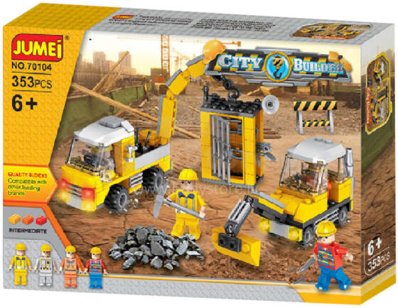 KLOCKI BUDOWA 70104 - 353 ELEMENTY