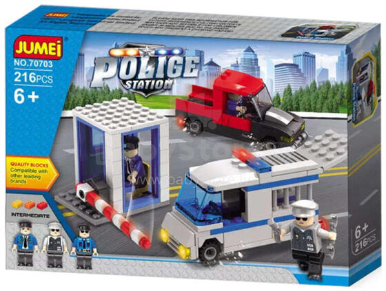 KLOCKI POLICJA - 216 ELEMENTÓW